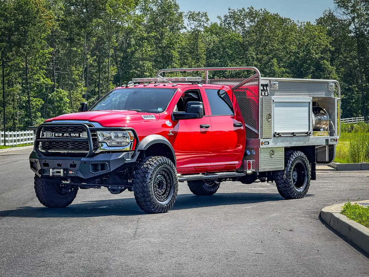 Front-left exterior view from distance showing full truck stance.